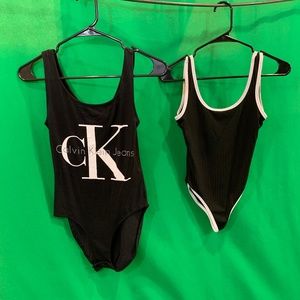 Calvin Klein Black Bodysuit